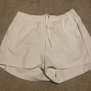 White Comfy Shorts